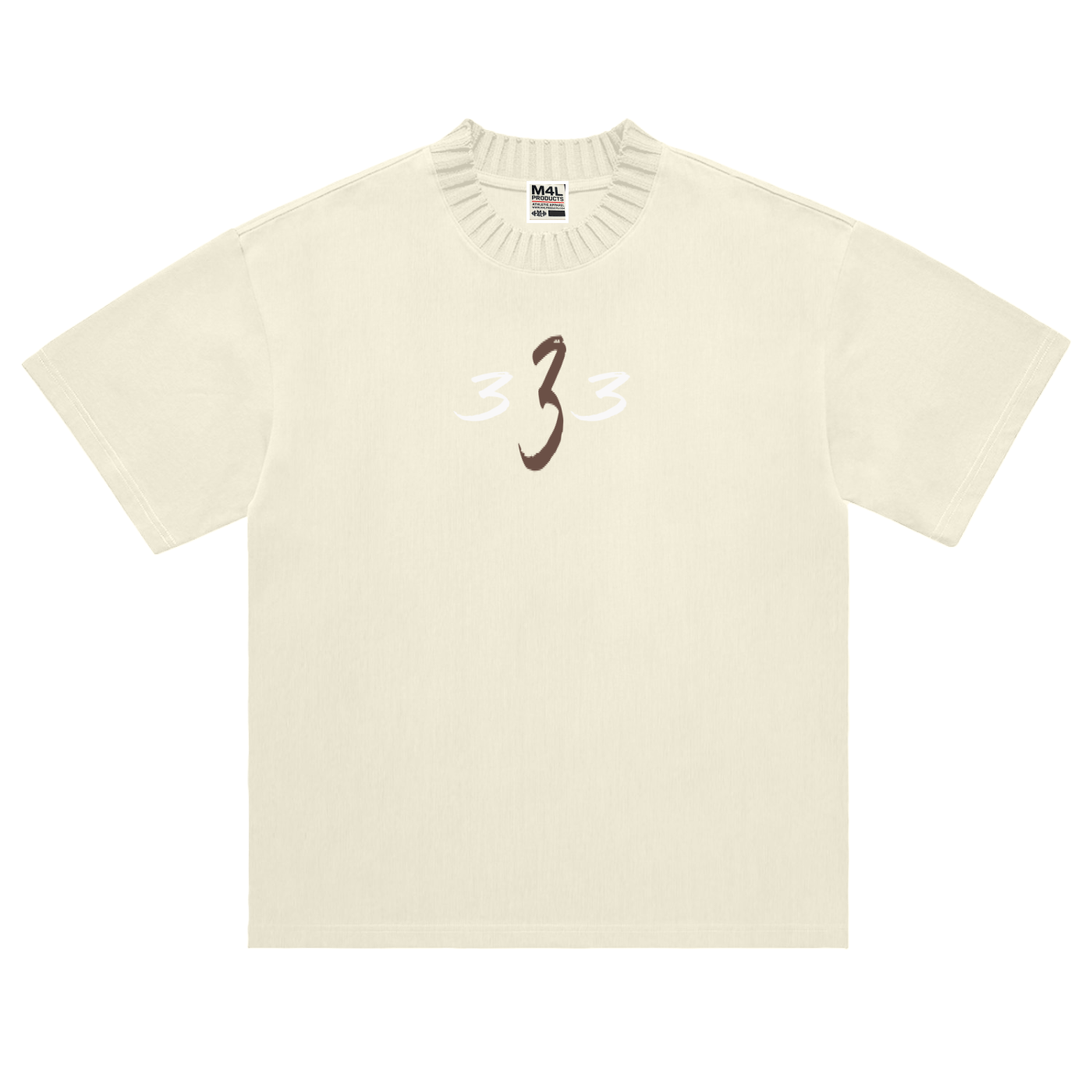 Heavyweight Knitted Round Neck T-Shirt - 305 GSM